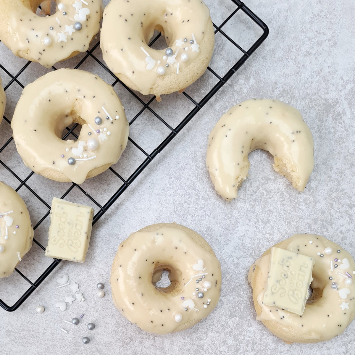 Lemon &amp; Poppy Seed Doughnuts

      

      

      
        – Seed &amp; Bean